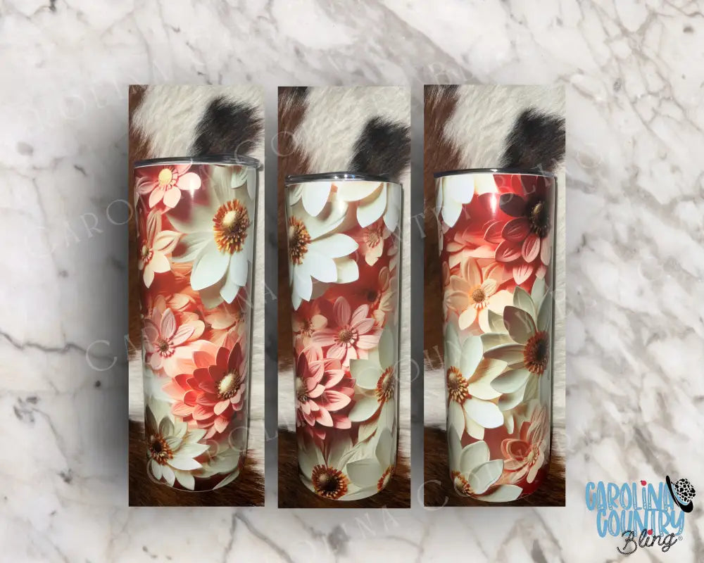 Pretty Petals Pink Tumbler