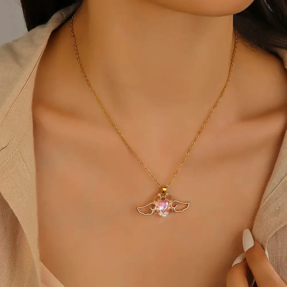 Princess Angel – Pink Necklace