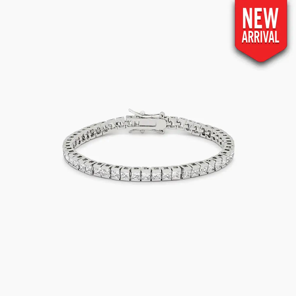 Princess Cubic Zirconia Tennis Bracelet - Bracelets