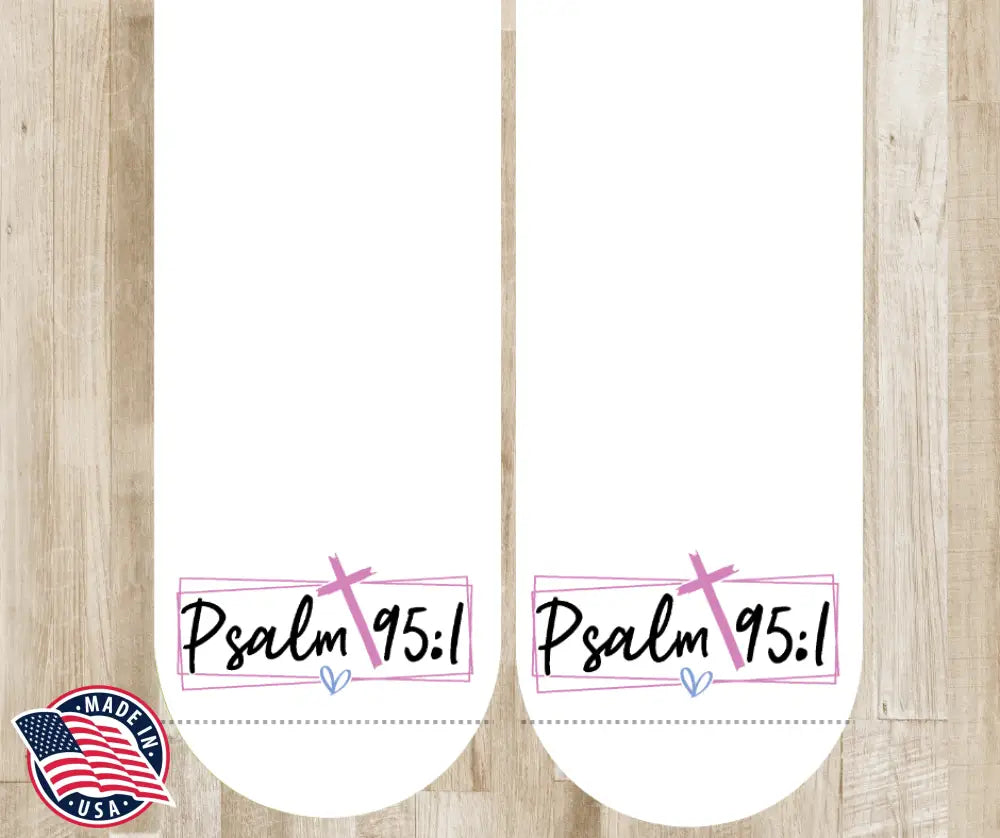 Psalm 95:1 – Multi Socks