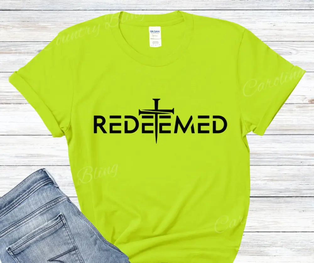 Redeemed – Multi Small / Green Shirt