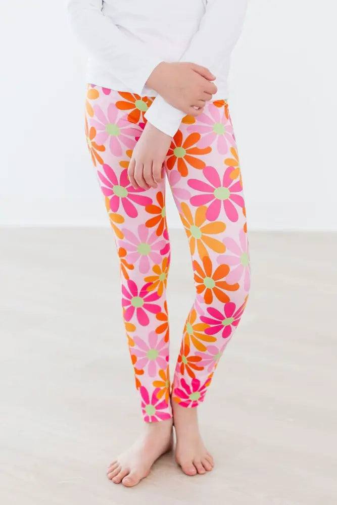 Retro Daisies Leggings - Leggings