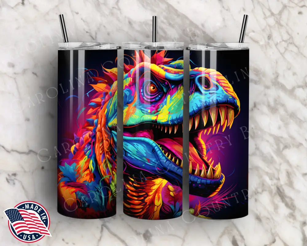 Retro Dino Multi Tumbler