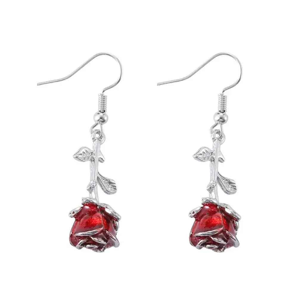 Roses Are Red – Earrings