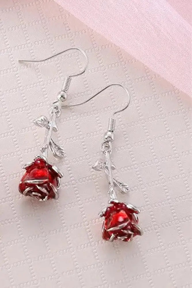 Roses Are Red – Earrings