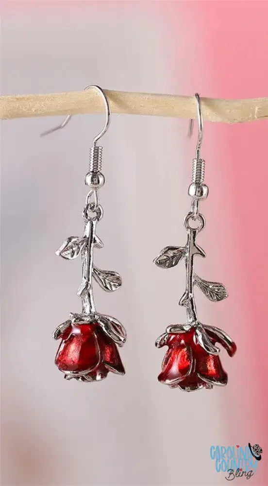 Roses Are Red – Earrings