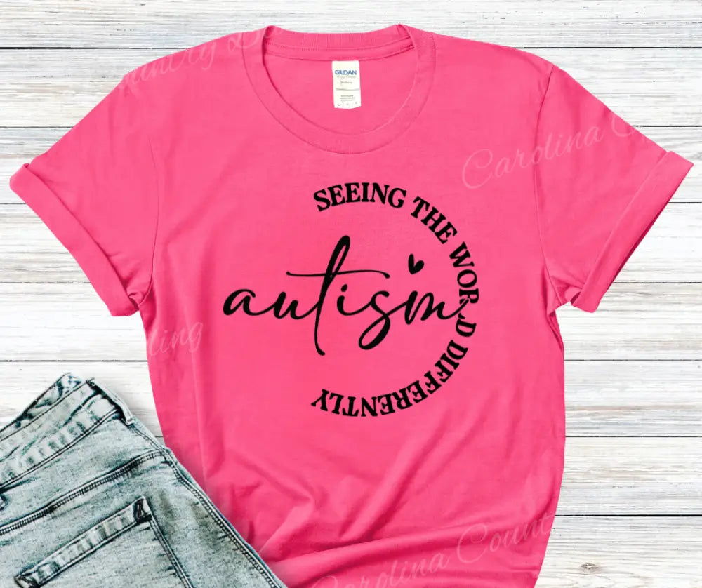 Seeing The World Different – Multi Small / Short / Pink Shirt