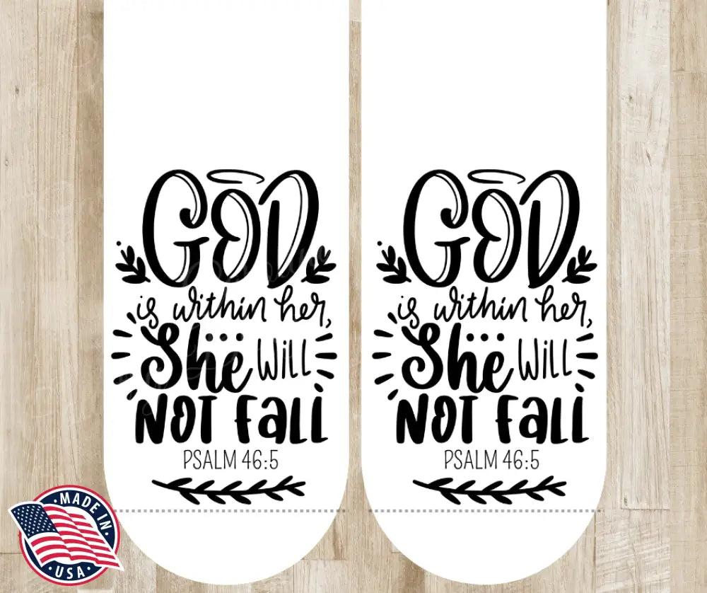 She Will Not Fall – Multi Socks
