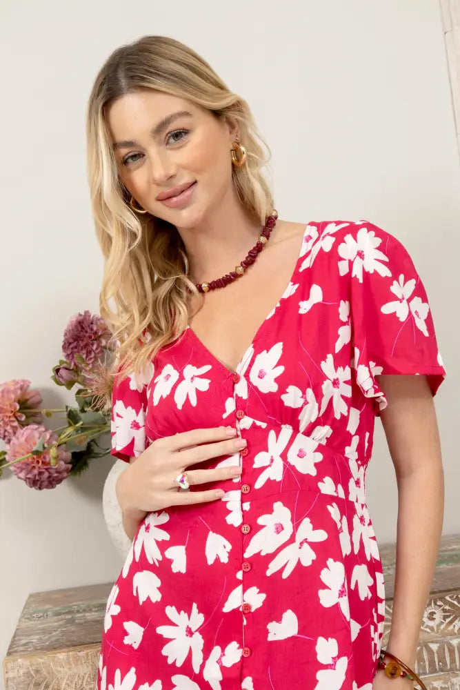 Sophia’s Garden Dress In Pink - Dress & Romper