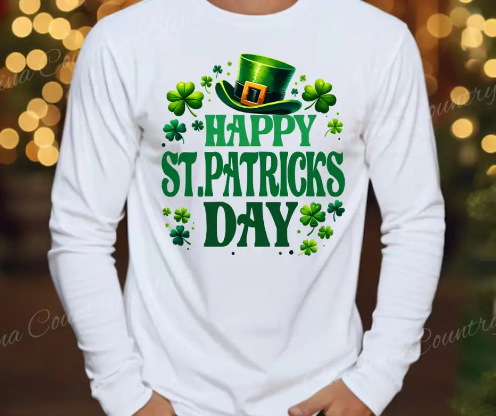 St. Patty’s Day – White Small / Long Shirt