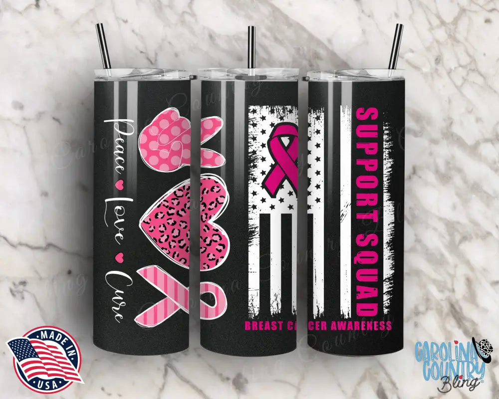 Support Squad – Pink Tumbler
