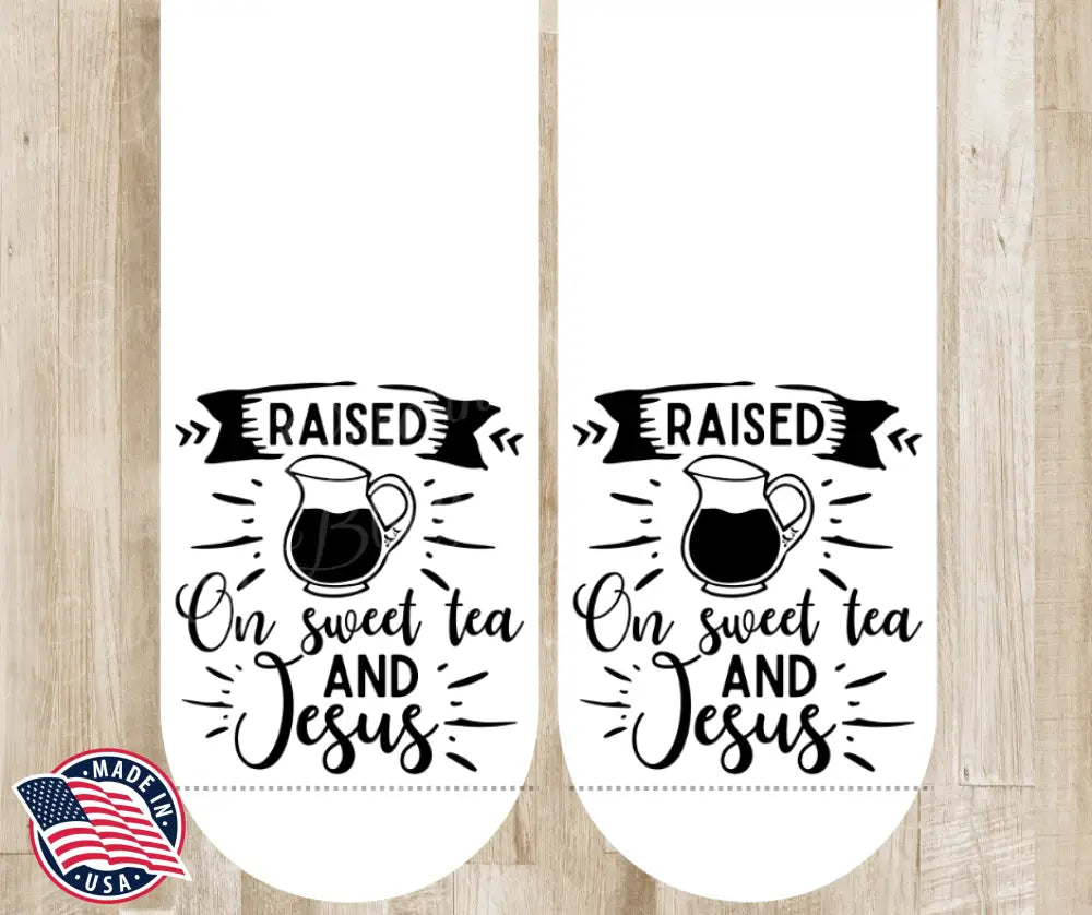 Sweet Tea And Jesus – Multi Socks