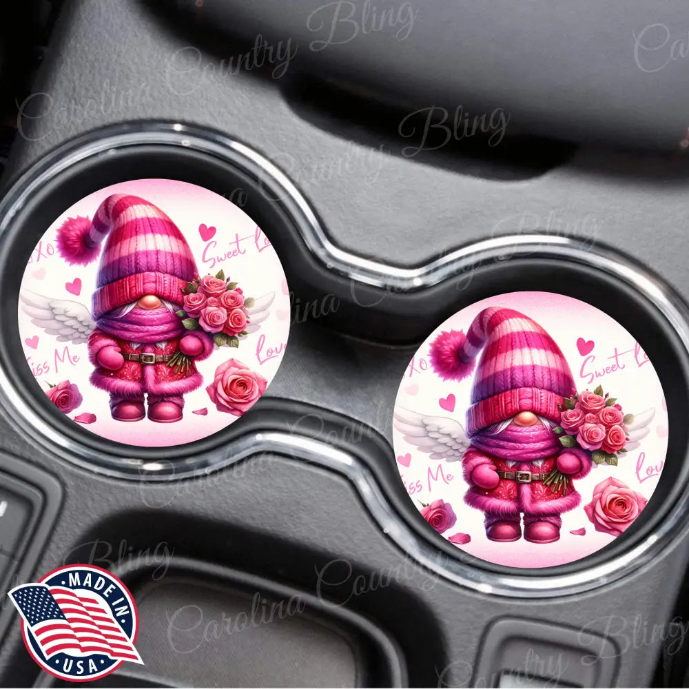 Sweet Valentine – Pink Car Coaster