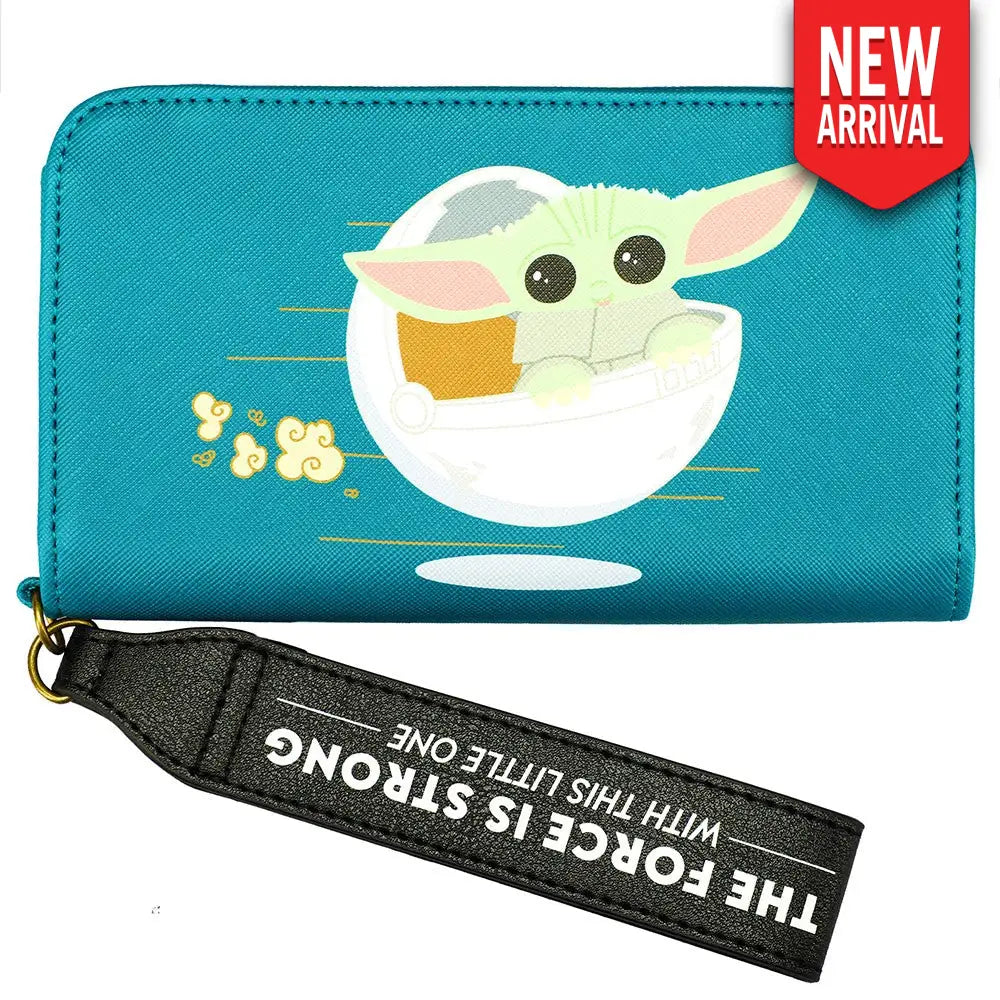 Star Wars: The Mandalorian Grogu Kawaii Wristlet Tech Wallet Bags & Wallets