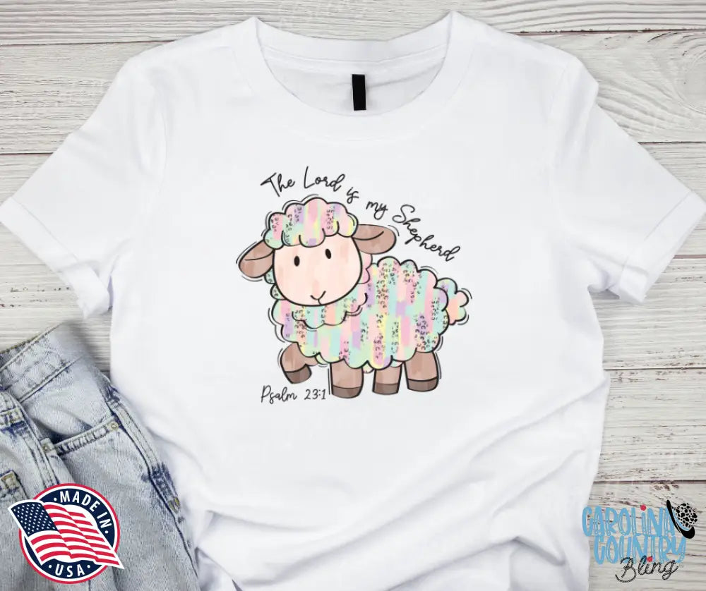 The Lord is My Shepherd – White Small / Short Shirt