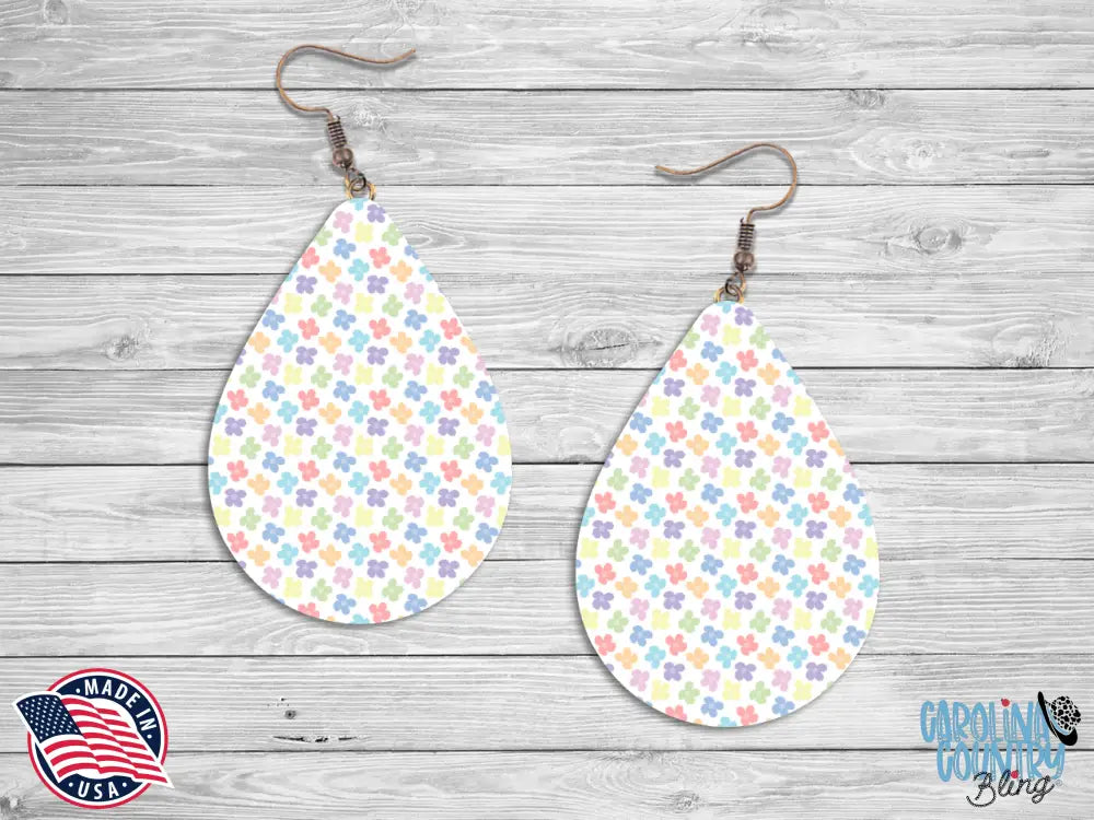 Throwing Flowers – Multi Earrings