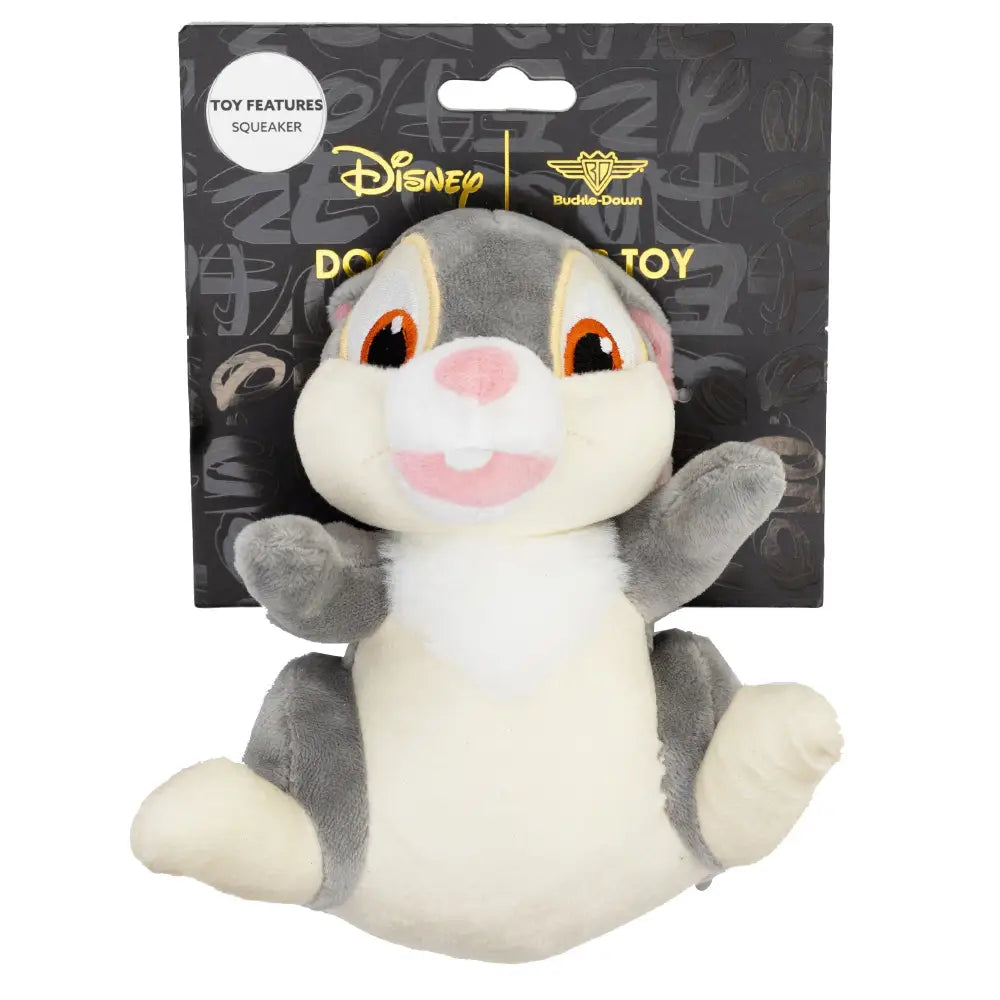 Dog Toy Squeaker Plush - Bambi Thumper Rabbit Full Body Pose Dog Toy Squeaky Plush