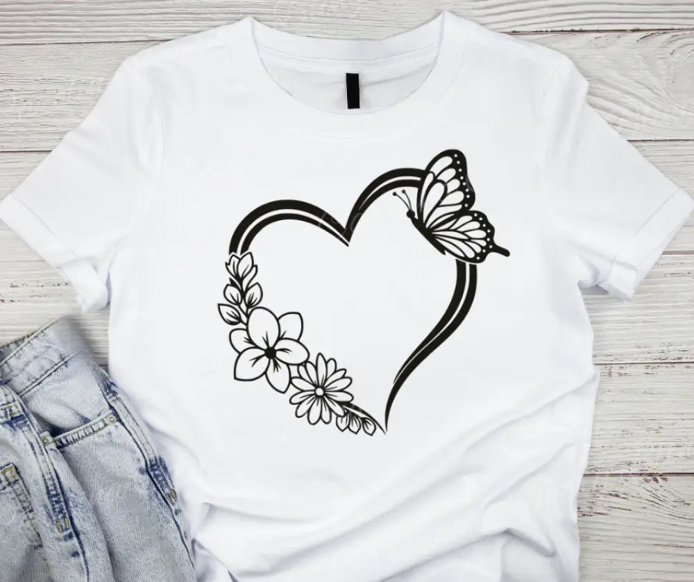 Watch My Heart Bloom – Multi Small / Short / White Shirt Shirt