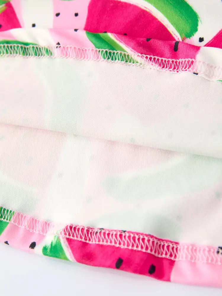 Summer Watermelon Pattern Girls Dress Dress