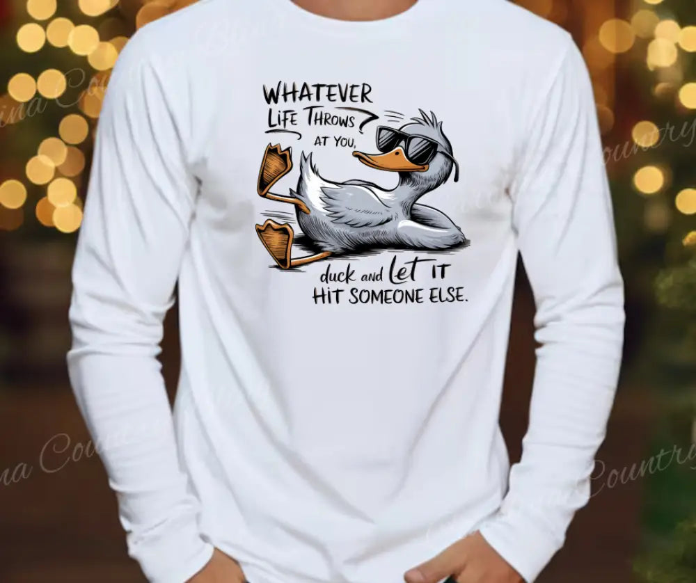 Whatever – White Small / Long Shirt