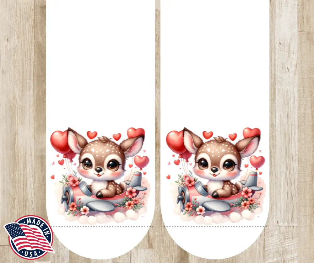 When Deer Fly – White Socks