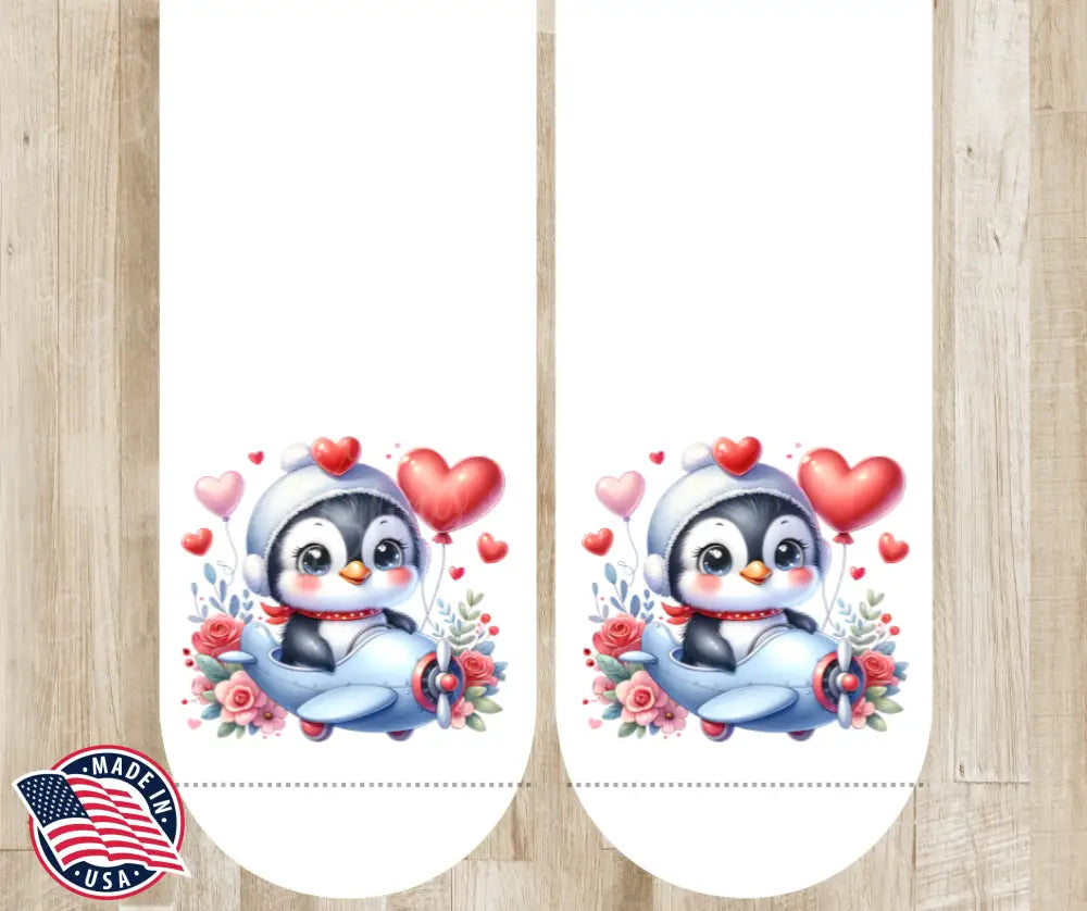 When Penguins Fly – White Socks