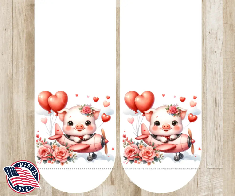 When Pigs Fly – White Socks