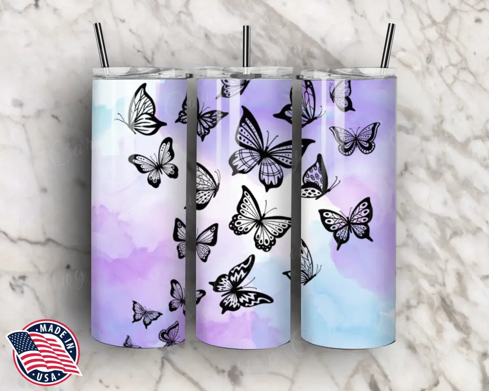 Where My Wings Take Me – Purple Tumbler