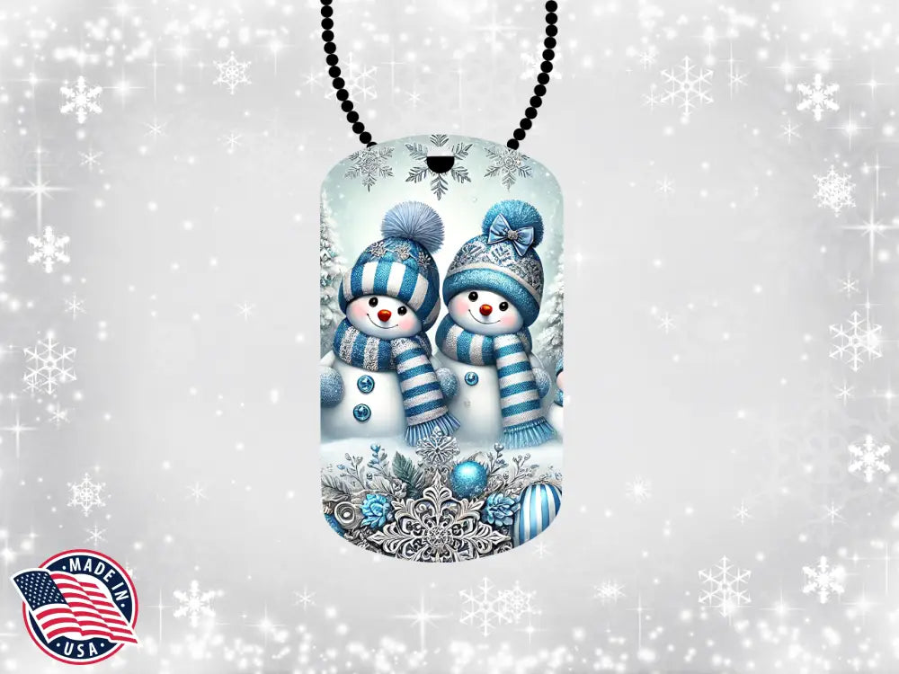 Winter Friends - Blue Necklace
