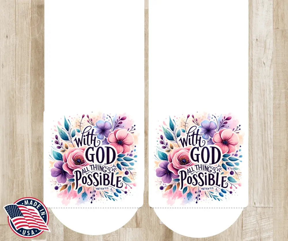 With God – Multi Socks