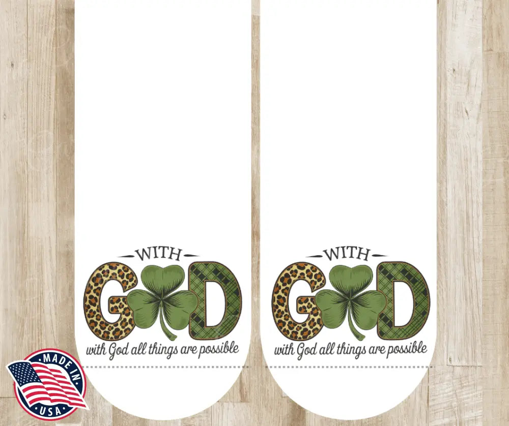 With God – White Socks