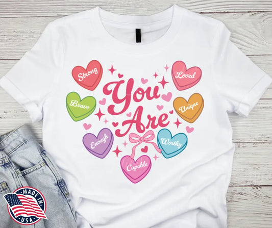 You Are – White Small / Short Shirt