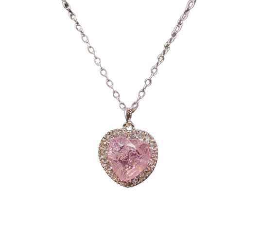 Showing My Love - Pink Necklace