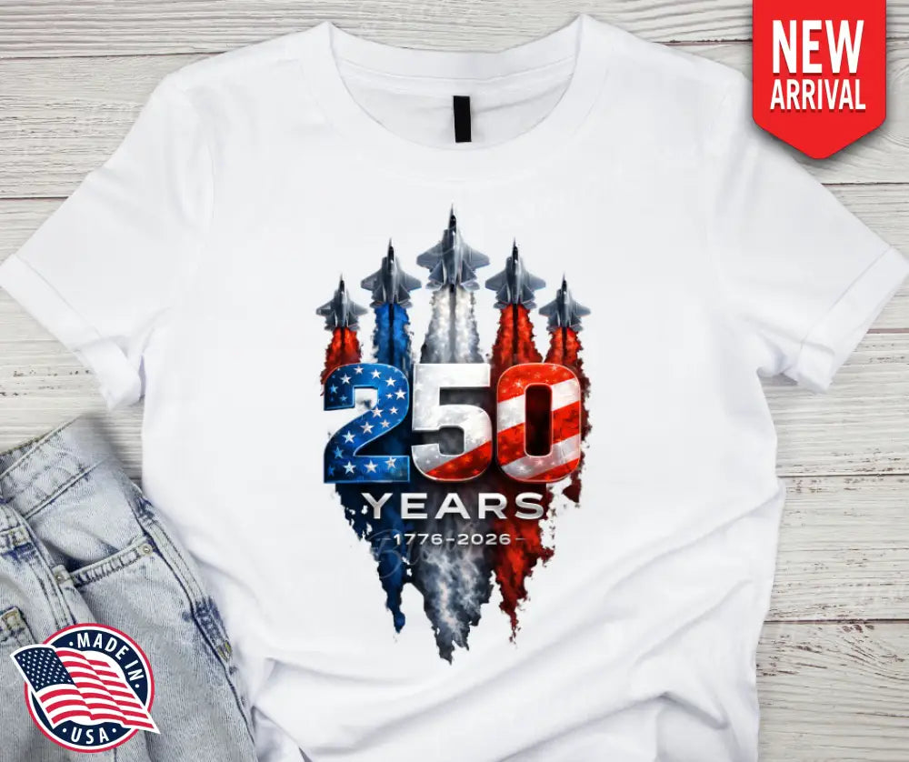 250 Years - Multi - Small / Short - Shirt