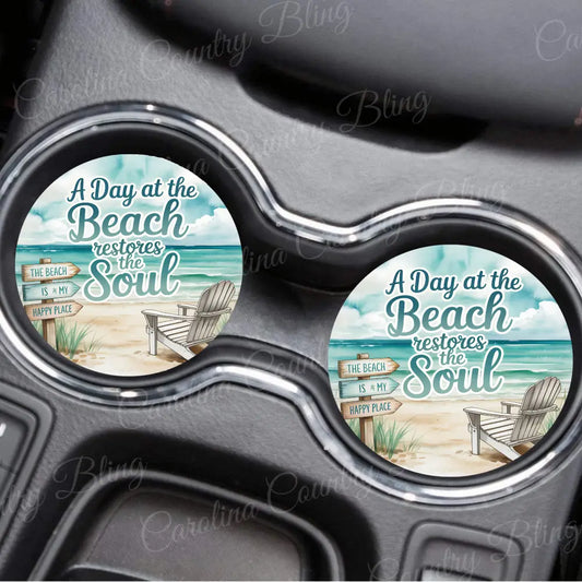 A Day at the Beach - Multi - Car Coaster