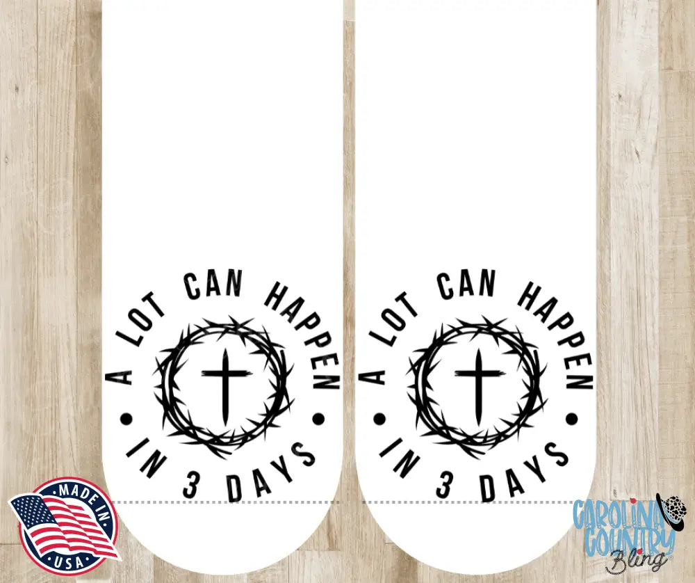 A Lot Can Happen In 3 Days – Multi Socks