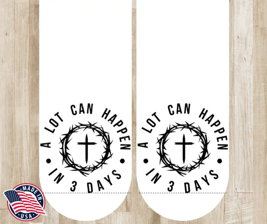 A Lot Can Happen In 3 Days – Multi Socks