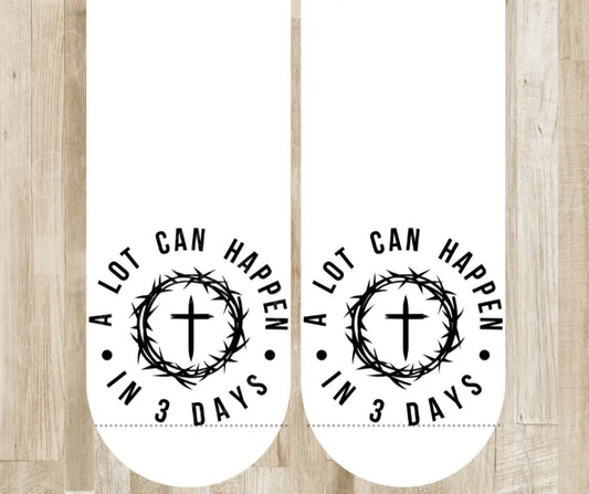 A Lot Can Happen In 3 Days – Multi Socks