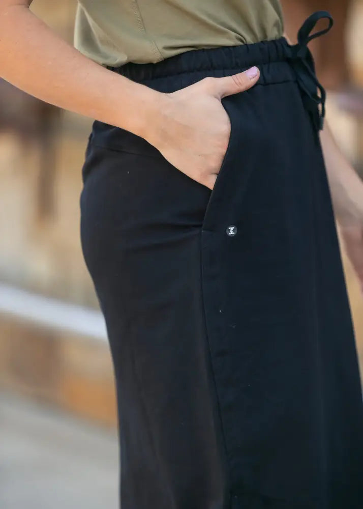 Abbie Mesh Detail Knit Midi Skirt IC Skirts