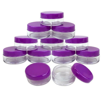 Acrylic Jars for Wax or Drills - Art & Crafting Tools