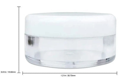 Acrylic Jars for Wax or Drills - Art & Crafting Tools