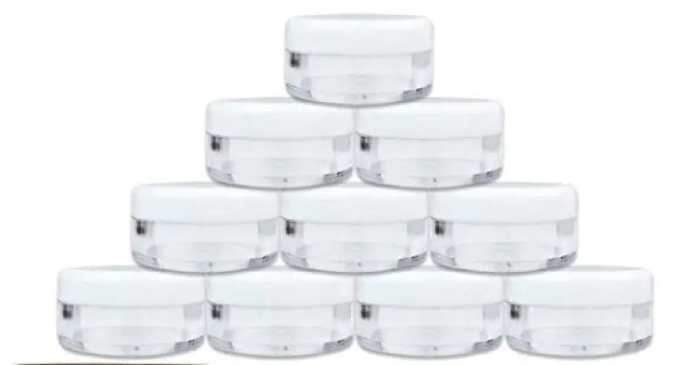 Acrylic Jars for Wax or Drills - Art & Crafting Tools