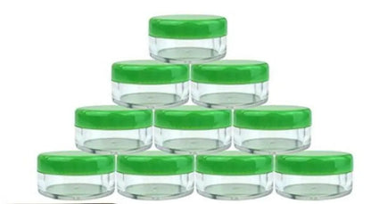 Acrylic Jars for Wax or Drills - Green - Art & Crafting Tools
