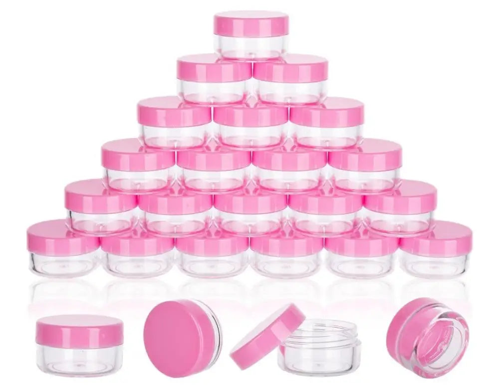 Acrylic Jars for Wax or Drills - Pink - Art & Crafting Tools
