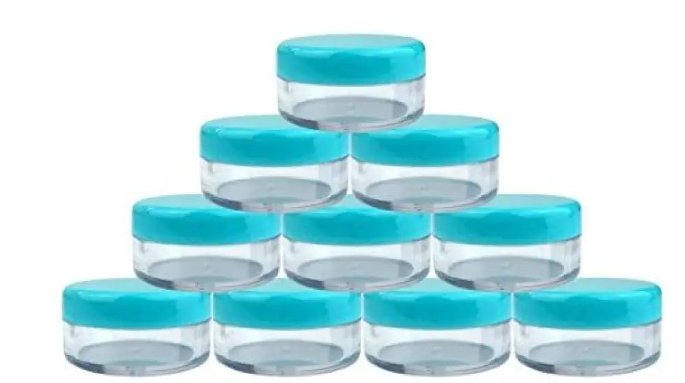 Acrylic Jars for Wax or Drills - Teal - Art & Crafting Tools