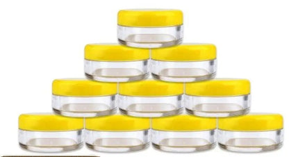 Acrylic Jars for Wax or Drills - Yellow - Art & Crafting Tools