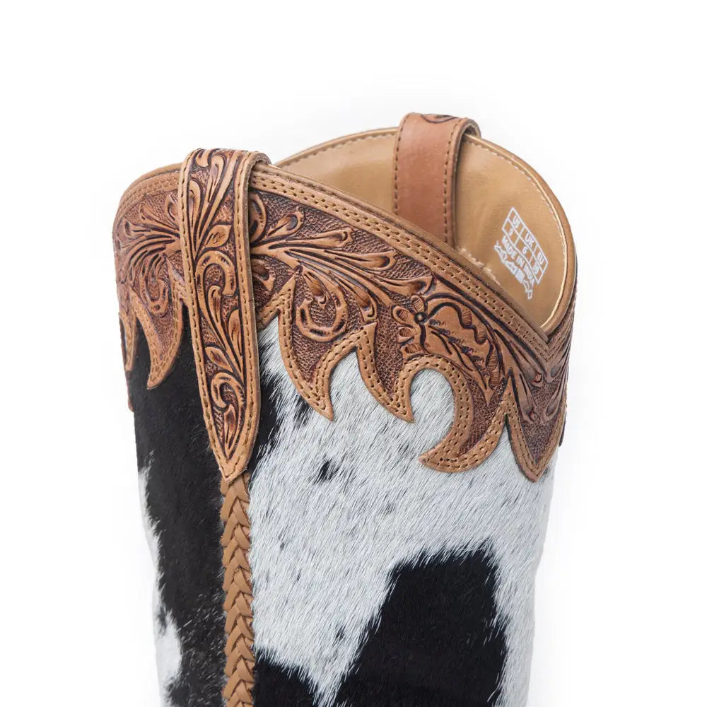 Adelaide Hair-On High Top Boots - SHOES