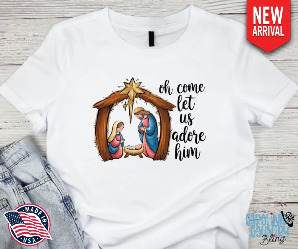 Adore Him – White Small / Short Shirt