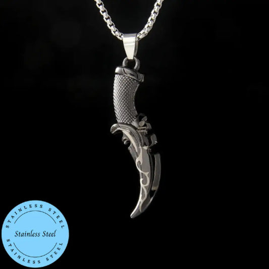 Against The Blade – Black Necklace