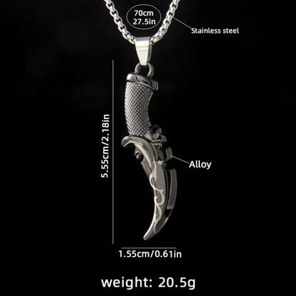 Against The Blade – Black Necklace
